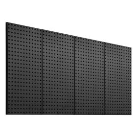 Metal Pegboard Panels, 24" x 12" Pegboard, 4 Panels, Heavy Duty Steel Peg Board Wall Organizer