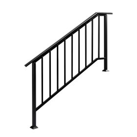 Handrails for Outdoor Steps Fits 4 to 5 Steps