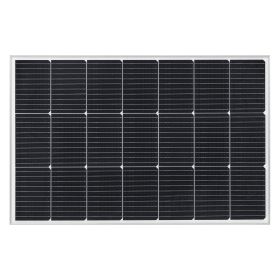 100W Monocrystalline Solar Panel, 23% High-Efficiency Mono PV Module with Stable MC4 Output & Aluminum Frame