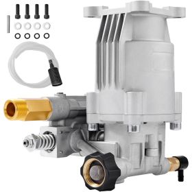 Pressure Washer Pump, 3/4" Shaft Horizontal, 3400 PSI, 2.5 GPM, Replacement Power Washer Pumps Kit, Parts Washer Pump, Compatible with Honda, Sim