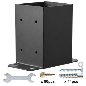 10 Pack 4x4 Post Base Brackets Heavy Duty Wood Post Fence Post Anchor