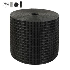 6 inch x 100ft Solar Panel Bird Guard, Critter Guard Roll Kit with 60pcs Aluminum Alloy Fasteners, Solar Panel Guard with Rust-proof PVC Coating