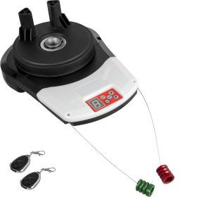 Garage Roller Door Opener, 800 N Lift Force 164 ft Remote Control, 110V Electric Roller Gate Opener, Auto Garage Roller Gate Opener Kit with 2 Re